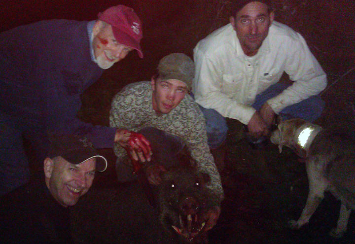 Hogstickers hunt, January, 2012 - image